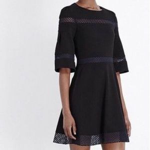 MAJE | Black Dress | Bell Sleeve | Size 2